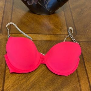# Pink Victoria’s Secret Bra.